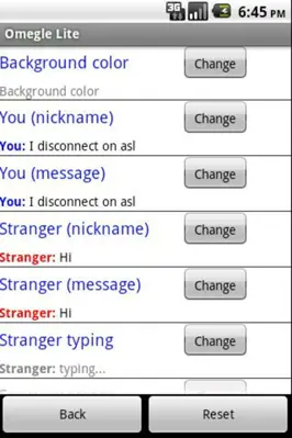 Omegle android App screenshot 0