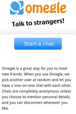 Omegle android App screenshot 4